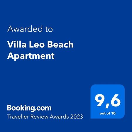 Villa Leo Beach Apartment พอดโกรา ภายนอก รูปภาพ